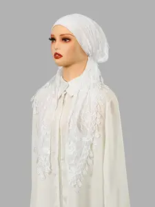 Breathable Hijab Headscarf, Soft Comfortable Jersey Hijabs, Adjustable Elastic Design, Ideal for Summer Wear, Daily Use Headwear