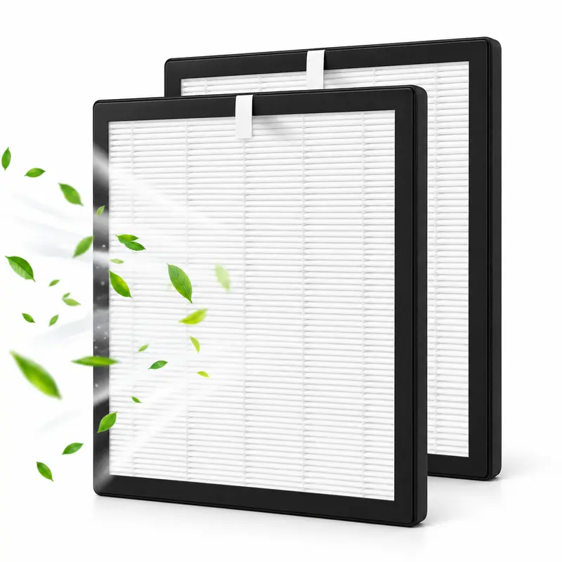 VIQTTA TZ-K2 Replacement Filter Compatible Air Purifier TZ-K2, 3-in-1 High-Efficiency HEPA Activated Carbon and Pre-filter, TZ-K2-A replacement filter