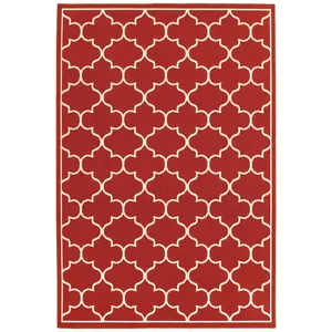 MERIDIAN 1295R Red Rug - ORIENTAL WEAVERS