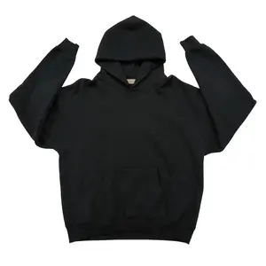 Oversized Hoodie Limo All Black SS22 Sweatshirt Unisex Streetwear Pullover, Clean Design Loose Fit Hoodie for Men & Women Kangaroo Pocket Outfit