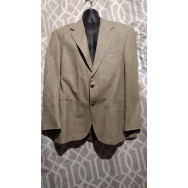 Men Tan blazer Size 42R