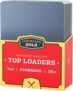 Cardboard Gold - 35pt - Premium 3x4 Inch Trading Card Toploaders