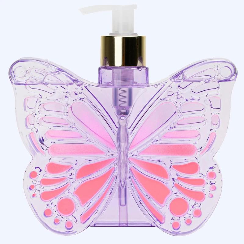 SIMPLE PLEASURES Ombre Butterfly Shaped Soap Dispenser 500ML - Cute Hand Soap Dispenser for Kitchen and Bathroom Décor Decorative