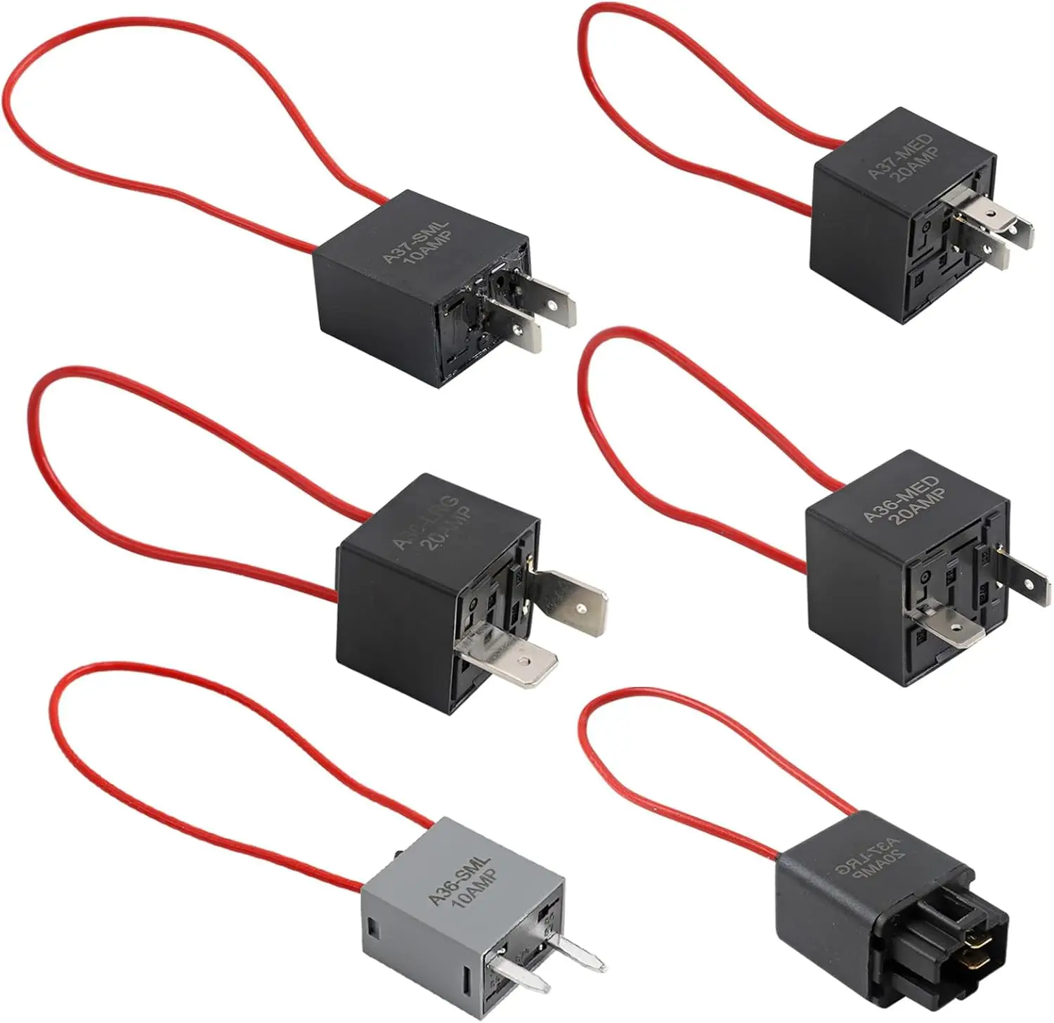 9038A Pump Relay Bypass Master Kit Relay Tester Diagnostic Scan Tool with Amp Loop Compatible with Select Models (Pack of 6)