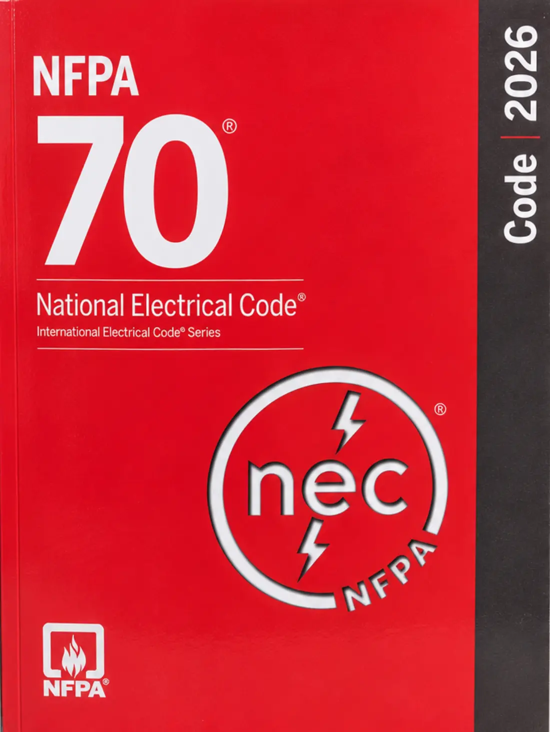 NEC 2026 Code Book NFPA 70 National Electrical Code | Softcover New Edition + FREE Index Tabs