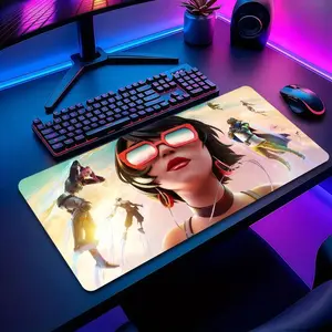 Fortnite Funny Game Art Mouse Pad 80×30cm, Thickened Non-Slip Lock Edge Desk Mat, Comfort Desktop Pad for Gaming, Office & Student Use