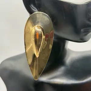 Big Bank Large Oval Statement Earring