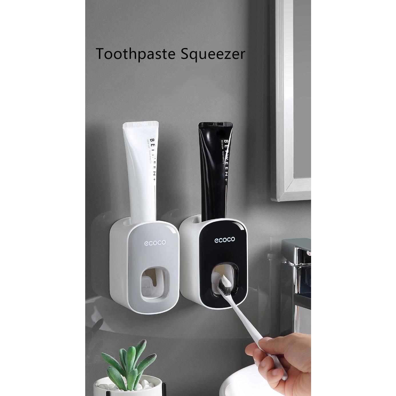 Wall Mounted Automatic Toothpaste Holder Bathroom Accessories Set Dispenser