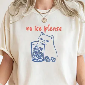 Shirt with Cat, Cat shirt, T-shirt for girl, unisex shirt