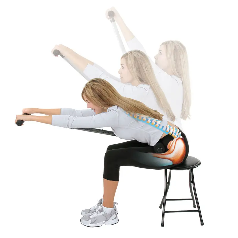 ProStretch CoreStretch, Adjustable Upper and Lower Back Stretcher, Physical Therapy Tool for Back Pain Relief and Shoulder Stretching