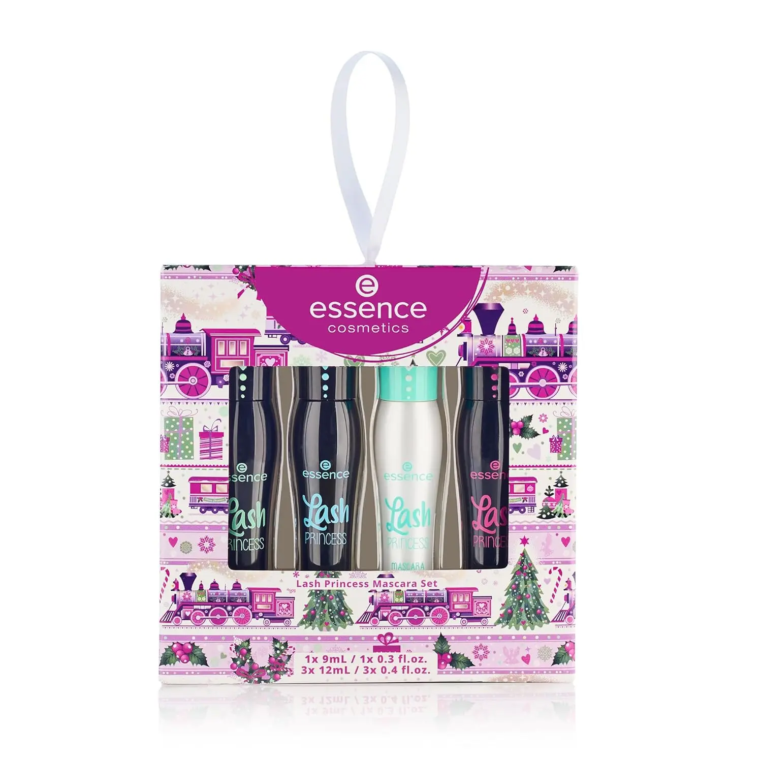 Lash Princess Mascara Holiday Gift Set | 4 Vegan & Cruelty-Free Mascaras | False Lash Effect, Waterproof, Primer, Curl & Volume | Stocking Stuffer for Beauty Lovers