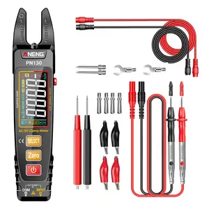 Multimeter Tester Color LCD TRMS 4000 Counts Clamp Meter Auto Ranging Rechargeable Voltmeter with U-Shaped Jaw Measures AC/DC Current,Voltage,NCV,Ohm,Diode,Capacitance,Resistance,Continuity