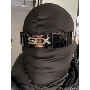 1pc Boy's Letter Cartoon Sci-Fi Y2K Heart Decor Metal Accessory Full Rim Goggles, Fashion Masquerade Party Glasses, Black/Multicolor, Sexy Girls Cyberpunk Monkey King Game Props Hair Accessory, Cosplay Party Glasses Masks