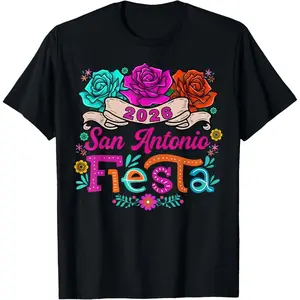 100%cotton San Antonio Viva Fiesta 2026 Cinco De Mayo Mexico Culture T-Shirt