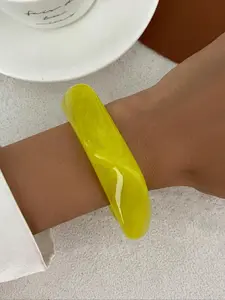 Vintage Punk Style Acrylic Resin Bracelet, Irregular Cuff Design, Minimalist Jewelry for Women, Perfect for Daily Wear & Parties, Trendy Stack Bangle, Fashionable Bracelet, Stackable bracelets