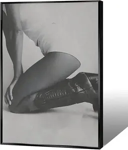 Retro Coastal Cowgirl Boots Posters 90s