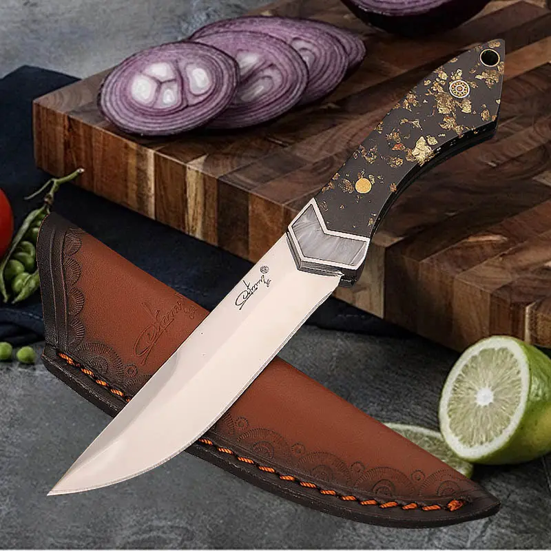 1pc,High-quality table knives, stainless steel kitchen knives, home cutting sharp fruit knives, steak knives, multi-purpose knives-FathersDayGift