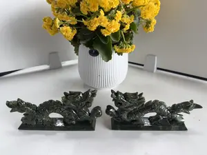 Kari(6059)gc.Green jade dragon,2 pieces for $35Kari(6059)gc.Green jade dragon,2 pieces for $35