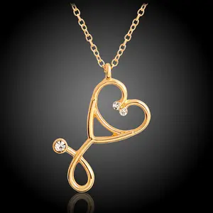 Stethoscope pendant necklace Stethoscope pendant necklace