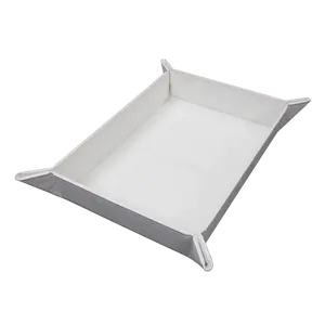 Vivid Magnetic Folding Dice Tray - White