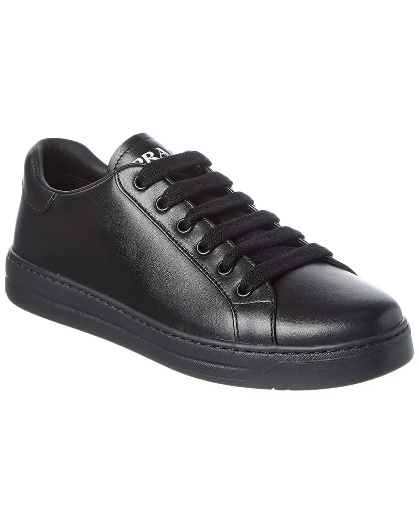 Prada Logo Leather Sneaker