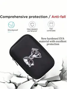 Compact waterproof CCD camera protective case. Multi-functional for storing cameras, power banks, cables and small gadgets. Lightweight and spacious, ideal for photographers and travelers. Perfect practical gift for men and women.