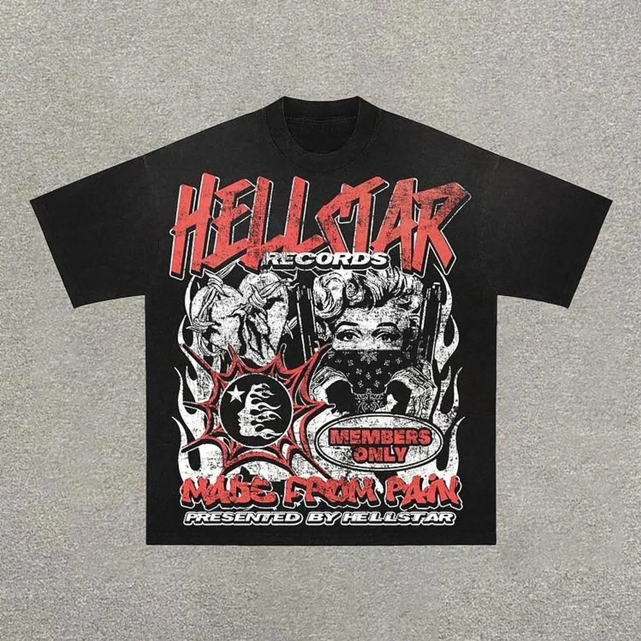 Sopula Vintage Hell-star Graphic 100% Cotton Short Sleeve T-Shirt T-Shirt, Crewneck Sweatshirt, Hoodie 481