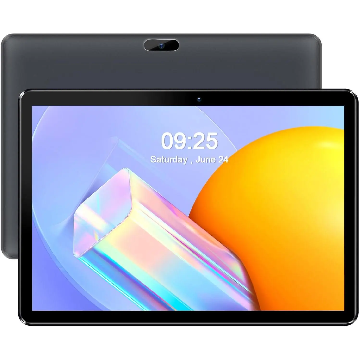 10 Inch Android Tablet 2GB RAM 32GB ROM 512GB Expandable Quad-Core HD IPS Screen 2MP 8MP Dual Camera Wi-Fi 6000mAh Battery, Rear