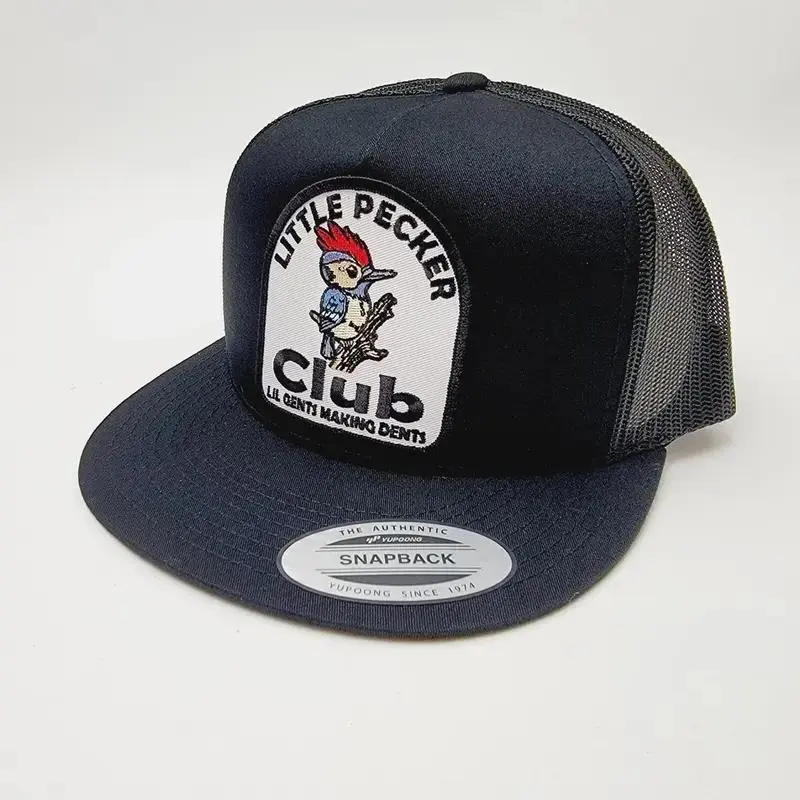Little Pecker Club Mesh Snapback Embroidered Hat