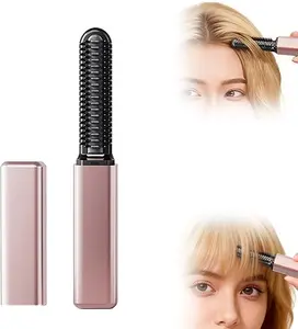 Portable Anti-Frizz Hair Styling Comb for Flyaways & Bangs, Smooth Edge Finishing Tool