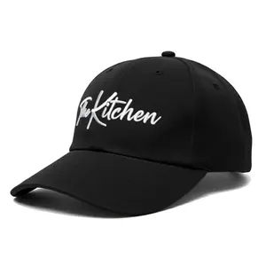Black Unstructured Hat