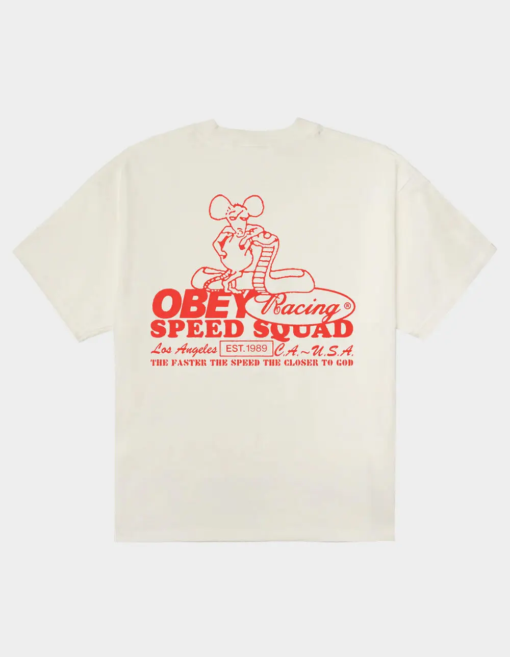 OBEY Speed Squad Mens Heavyweight Tee