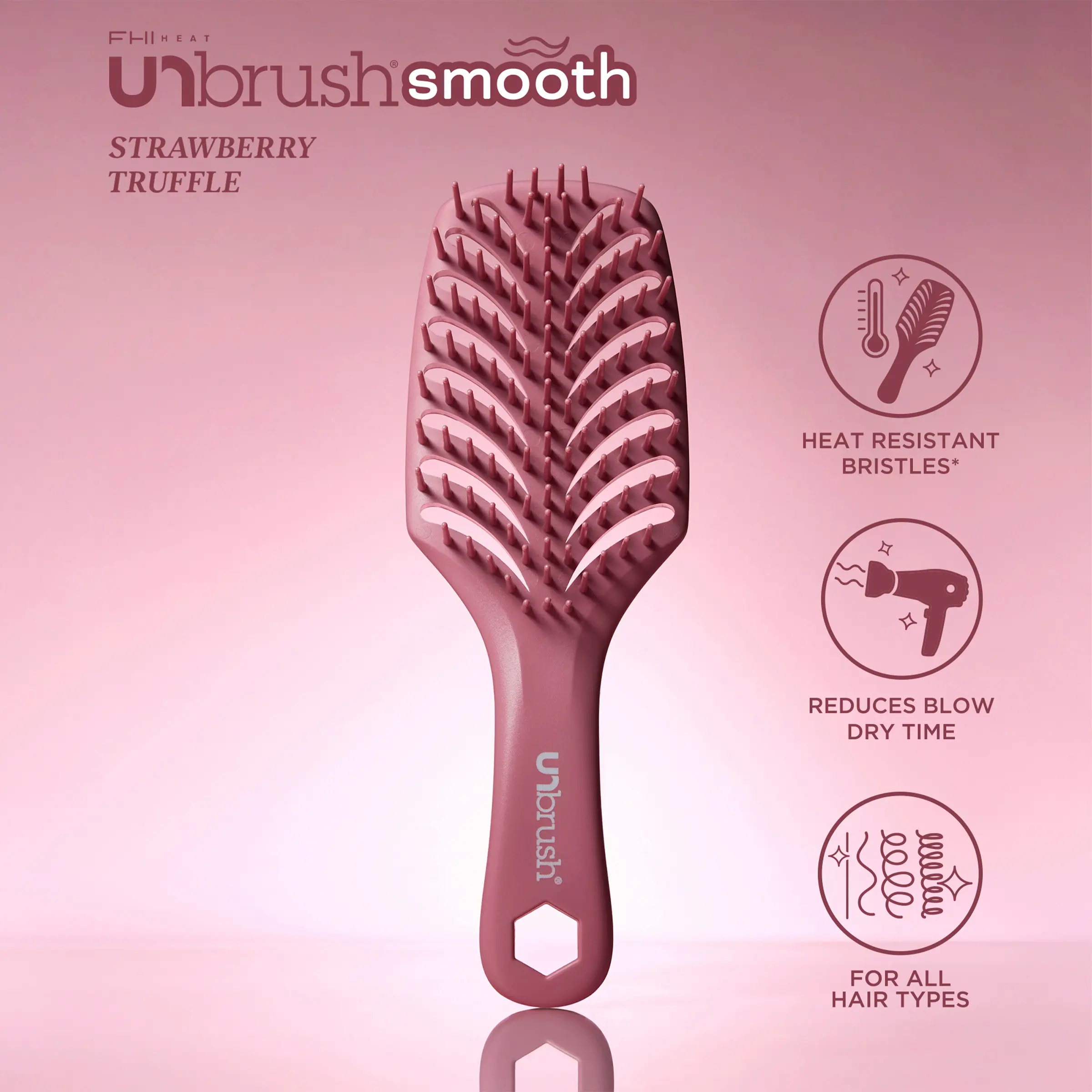 UNbrush Smooth Hair Brush by FHI HEAT
