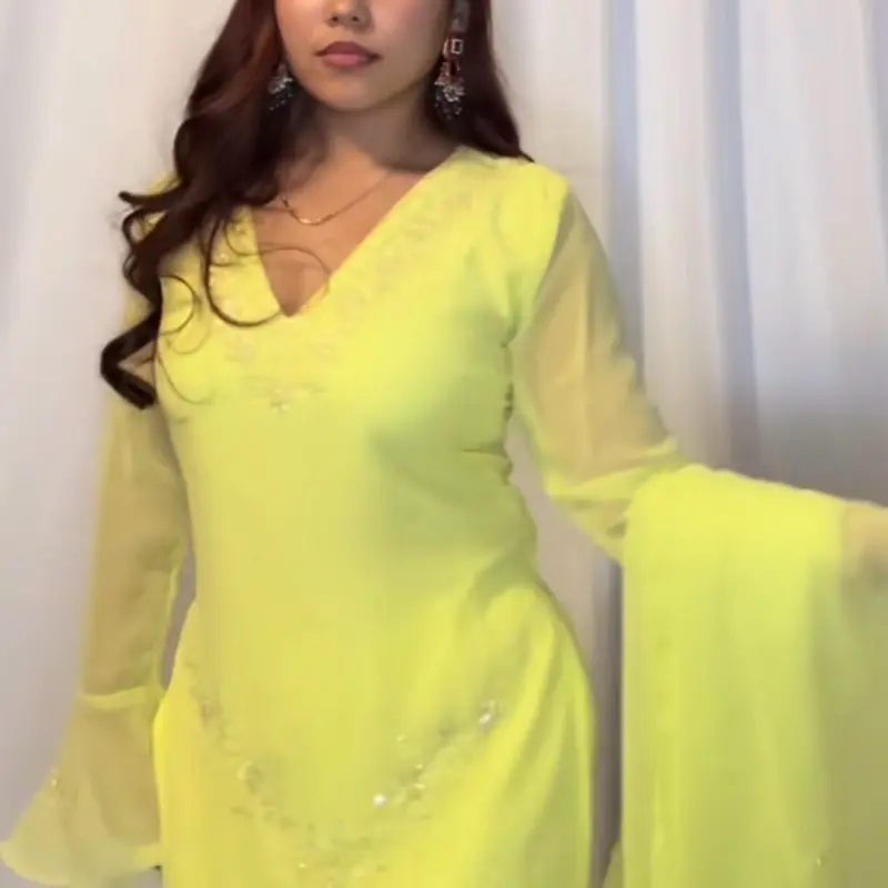 Lime 90s Kurti