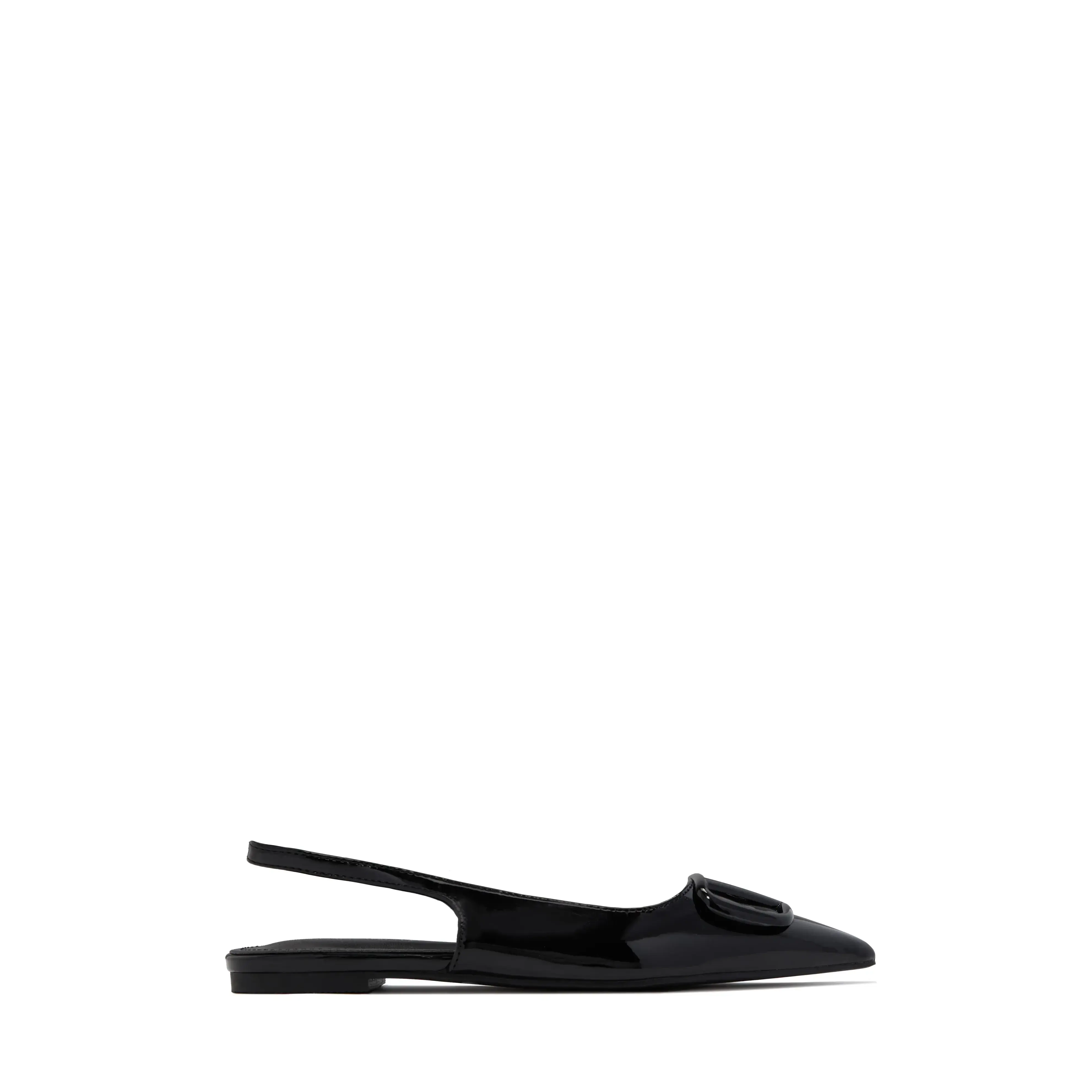 Violet Slingback Flats - Black Violet Slingback Flats - Black