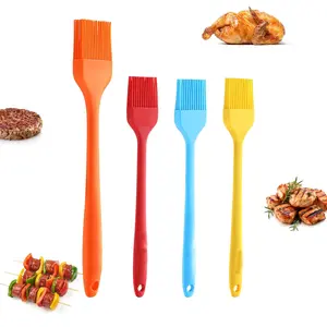 4PCS Silicone Basting Pastry Brush, Kaloo Kitchen Cooking Brush for Food Butter Oil BBQ Sauce Baking, Heat Resistant & Dishwasher Safe