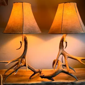 Large Whitetail Antler Lamp, Home Decor Light, Decorative Night Light