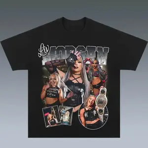 LIV MORGAN TEE, Wrestling Graphic Tee, WWE Tee, Sports T-shirt, Athlete Shirt, Wrestling Gift Streetwear Crewneck Clothing, Fans Lover, Champion 4