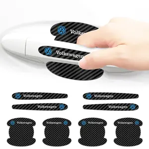 Volkswagen Car Door Handle Bowl Scratch Protection Sticker, Silicone Protective Decal, Anti-Collision Decoration, Car Body Accessories, Vehicle Exterior Decoration