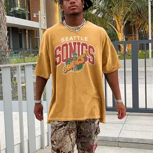 Mitchell Ness Seattle Super Sonics Keyline Unisex T-shirt