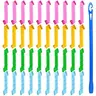 40-Pcs Heatless Curling Set - Heat-Free Curly Hair Kit with 30cm/12in Foam Rollers, Spiral Wave Rollers, Styling Hooks, Easy to Use for All Hair Lengths, Birthday/Valentine's Day Gift