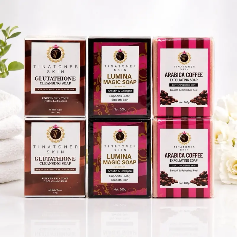TTONE Radiant Skin Soap Collection – Complete 6 Set