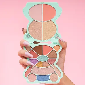 KimChi Chic Teddy Kim Palette - 21 Shimmer & Matte Pigmented Shades for a Flawless Face - Eyeshadow, Highlighters & Blushes KimChi Chic Teddy Kim Palette - 21 Shimmer & Matte Pigmented Shades for a Flawless Face - Eyeshadow, Highlighters & Blushes