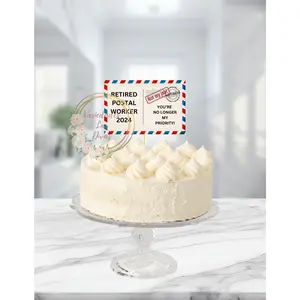 Retired Postal worker Cake topper