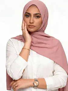 Instant Chiffon Hijab Scarf 3-in-1 with Built-in Magnets & Undercap | Easy Wear Adjustable Magnetic Modest Headscarf