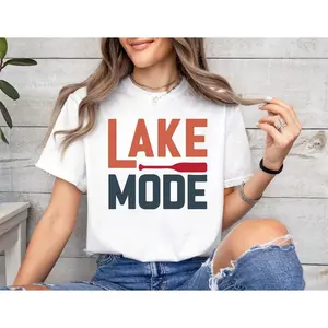 Lake Mode Shirt, Lake Life Shirt, On The Lake Shirt, Travel Lover Outfit, Gift For Adventurer, Lake Vibe,Lake Camping Shirts, Camper Shirt.