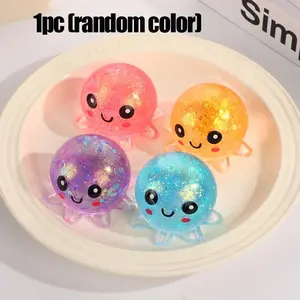 Slow-rebound stress-relief ball: gold-dusted octopus-shaped mochi candy, maltose-scented squishy toy—soft, easy to squeeze, and the top choice for stress relief.