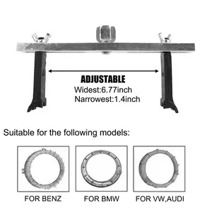 Universal Wrench Tool Adjustable Fuel Pump Lid Car Accessories 2 Jaw Tank Cover Remover Car Repair Tools