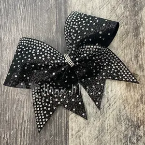 Rhinestone Competition Cheer Bow