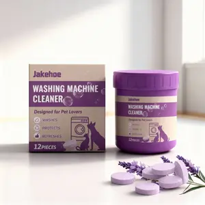 Washing Machine Cleaner Tablets, Remove Stains Mold Odors, Leave Scented Clean, Effective Laundry Care, Easy to Use, Mold Stain Remover